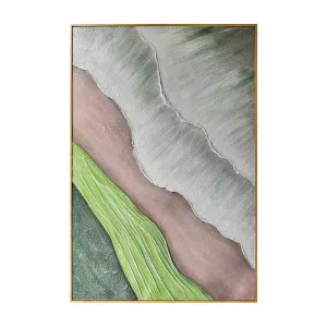 Sweeney Modern Framed Textured Canvas 3D Textured Wall Art by Luxo Home Decor, a Saunas for sale on Style Sourcebook