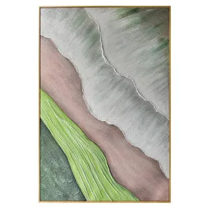 Sweeney Modern Framed Textured Canvas 3D Textured Wall Art by Luxo Home Decor, a Saunas for sale on Style Sourcebook