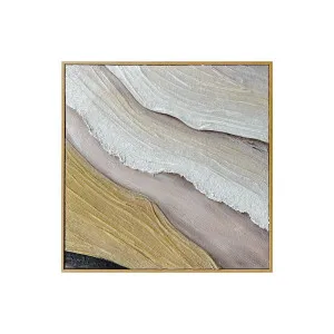 Raine Modern Textured Canvas Hanging 3D Textured Wall Art by Luxo Home Decor, a Saunas for sale on Style Sourcebook