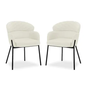 Sofia Chenille Fabric Dining Chair (Set of 2) by Luxo Furniture, a Saunas for sale on Style Sourcebook