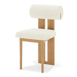 Wylie Boucle Oak Dining Chair (Set of Two) by Luxo Furniture, a Saunas for sale on Style Sourcebook