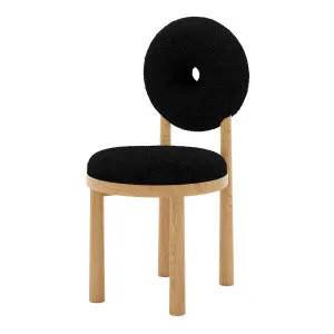 Wubin Boucle Premium Oak Round Dining Chair (Set of 2) by Luxo Furniture, a Saunas for sale on Style Sourcebook