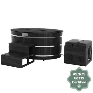 Denman 2-Person Ice Bath with 1.5HP Chiller - Hemlock Canadian by Luxo Outdoors, a Saunas for sale on Style Sourcebook