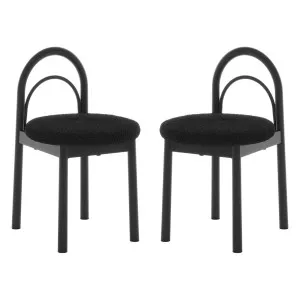Gilles Boucle Arched Dining Chair (Set of 2) by Luxo Furniture, a Saunas for sale on Style Sourcebook