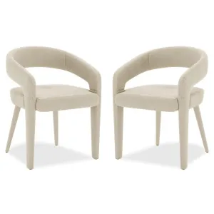 Eisha Velvet Dining Chair (Set of 2) by Luxo Furniture, a Saunas for sale on Style Sourcebook