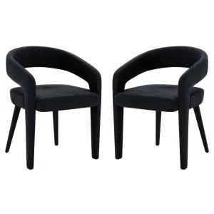 Eisha Velvet Dining Chair (Set of 2) by Luxo Furniture, a Saunas for sale on Style Sourcebook