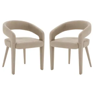 Eisha Velvet Dining Chair (Set of 2) by Luxo Furniture, a Saunas for sale on Style Sourcebook