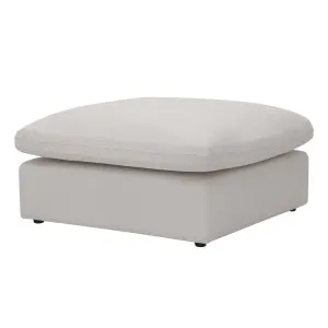 Millie Fabric Ottoman Modular Sofa - Grey Light Warm by Luxo, a Saunas for sale on Style Sourcebook