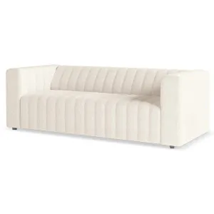 Parisa Boucle Tufted 3 Seater Sofa by Luxo, a Saunas for sale on Style Sourcebook