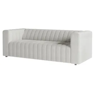 Parisa Boucle Tufted 3 Seater Sofa by Luxo, a Saunas for sale on Style Sourcebook