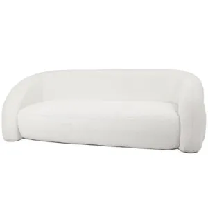 Clioz 200cm Boucle 3-Seater Sofa • Eggshell White by Luxo, a Saunas for sale on Style Sourcebook