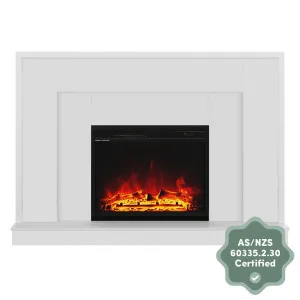 Armidale 132cm 1600W Electric Fireplace with Mantel by Luxo, a Saunas for sale on Style Sourcebook
