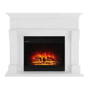 Bago 129cm 1950W LED Electric Fireplace with Mantel by Luxo, a Saunas for sale on Style Sourcebook