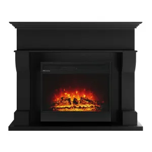 Bago 129cm 1950W LED Electric Fireplace with Mantel by Luxo, a Saunas for sale on Style Sourcebook