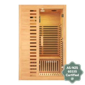 Harlow 2 Person Canadian Hemlock Infrared Home Sauna by null, a Saunas for sale on Style Sourcebook