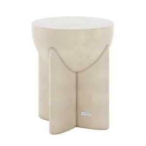 Valencia Indoor & Outdoor Concrete Side Table by Luxo, a Saunas for sale on Style Sourcebook