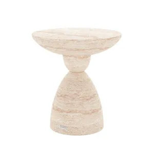 Junia Indoor & Outdoor Pedestal Concrete Side Table by Luxo, a Saunas for sale on Style Sourcebook