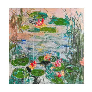 Wild Lillies Enhanced Canvas Print by Cafe Lighting and Living, a Prints for sale on Style Sourcebook