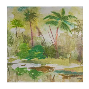 Calm Oasis Series I Enhanced Canvas Print by Cafe Lighting and Living, a Prints for sale on Style Sourcebook