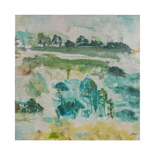 Calm Oasis Series II Enhanced Canvas Print by Cafe Lighting and Living, a Prints for sale on Style Sourcebook