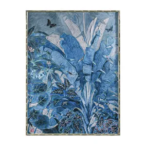Jungle Blues Series I Enhanced Canvas Print by Cafe Lighting and Living, a Prints for sale on Style Sourcebook