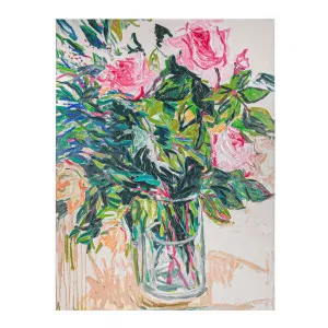 Romantic Bouquet Enhanced Canvas Print by Cafe Lighting and Living, a Prints for sale on Style Sourcebook