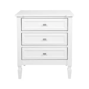 Merci Bedside Table - Large White by Cafe Lighting and Living, a Bedside Tables for sale on Style Sourcebook