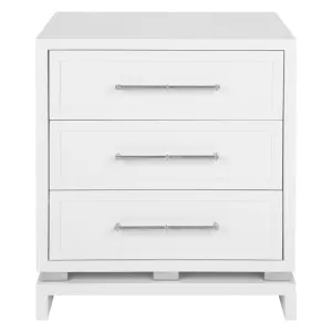 Pearl Bedside Table - Large White by Cafe Lighting and Living, a Bedside Tables for sale on Style Sourcebook