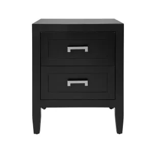 Soloman Bedside Table - Small Black by Cafe Lighting and Living, a Bedside Tables for sale on Style Sourcebook