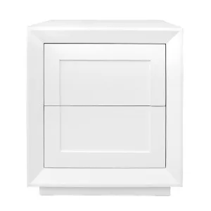 Balmain Tall Bedside Table - White by Cafe Lighting and Living, a Bedside Tables for sale on Style Sourcebook