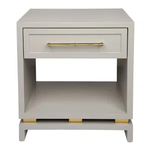 Pearl Bedside Table - Small Grey by Cafe Lighting and Living, a Bedside Tables for sale on Style Sourcebook