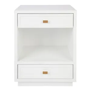 Logan Bedside Table - White by Cafe Lighting and Living, a Bedside Tables for sale on Style Sourcebook