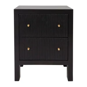 Ariana Bedside Table - Small Black by Cafe Lighting and Living, a Bedside Tables for sale on Style Sourcebook