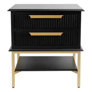 Aimee Bedside Table - Small Black by Cafe Lighting and Living, a Bedside Tables for sale on Style Sourcebook