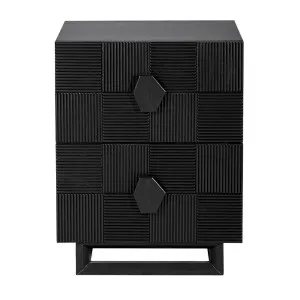 Alton Bedside Table - Small Black by Cafe Lighting and Living, a Bedside Tables for sale on Style Sourcebook