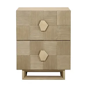 Alton Bedside Table - Small Antique Gold by Cafe Lighting and Living, a Bedside Tables for sale on Style Sourcebook