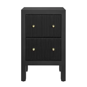 Ariana Bedside Table - Petite Black by Cafe Lighting and Living, a Bedside Tables for sale on Style Sourcebook