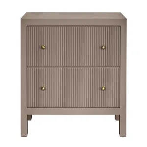 Ariana Bedside Table - Large Taupe by Cafe Lighting and Living, a Bedside Tables for sale on Style Sourcebook