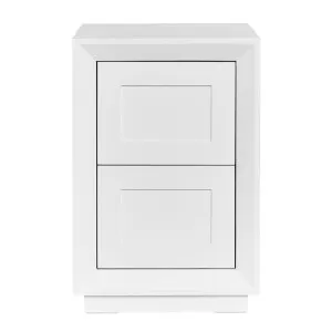 Balmain Bedside Table - Petite White by Cafe Lighting and Living, a Bedside Tables for sale on Style Sourcebook