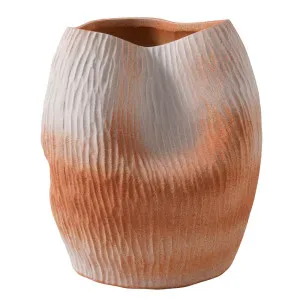 Maeve Porcelain Vase - Medium Terracotta by Cafe Lighting and Living, a Vases & Jars for sale on Style Sourcebook