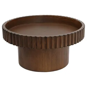 Blythe Footed Bowl - Small Walnut by Cafe Lighting and Living, a Vases & Jars for sale on Style Sourcebook