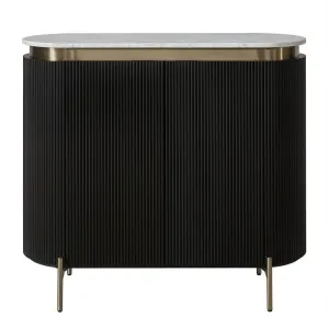 Demarco Cabinet - Black by Cafe Lighting and Living, a Sideboards, Buffets & Trolleys for sale on Style Sourcebook