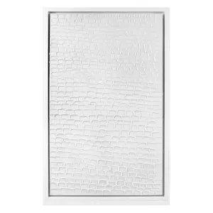 White Ripples Canvas Painting by Cafe Lighting and Living, a Painted Canvases for sale on Style Sourcebook