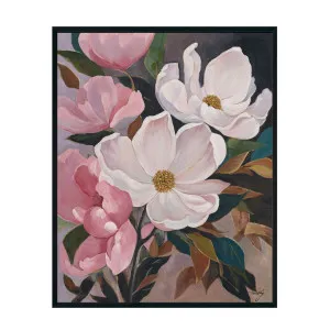 Magnolia Canvas Painting by Cafe Lighting and Living, a Painted Canvases for sale on Style Sourcebook