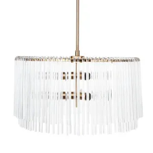 Zara Pendant - Round Brass by Cafe Lighting and Living, a Pendant Lighting for sale on Style Sourcebook