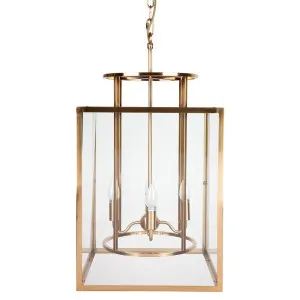 Concord Pendant - Large Brass by Cafe Lighting and Living, a Pendant Lighting for sale on Style Sourcebook