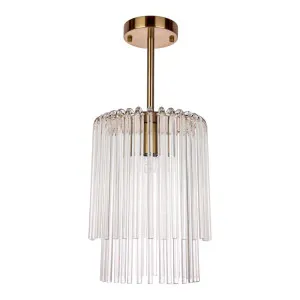Zara Pendant - Petite Brass by Cafe Lighting and Living, a Pendant Lighting for sale on Style Sourcebook