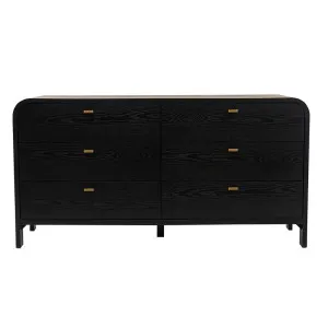 Chisholm 6 Drawer Chest - Black by Cafe Lighting and Living, a Dressers & Chests of Drawers for sale on Style Sourcebook