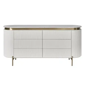 Demarco 6 Drawer Chest - White by Cafe Lighting and Living, a Dressers & Chests of Drawers for sale on Style Sourcebook