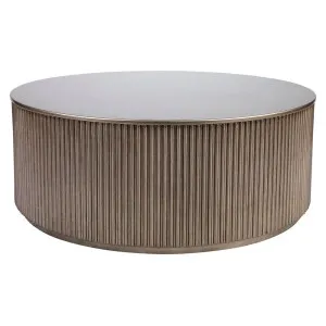 Nomad Round Coffee Table - Antique Gold by Cafe Lighting and Living, a Coffee Table for sale on Style Sourcebook